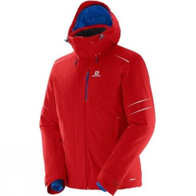 Chaquetas Salomon Icestorm Hombre Rojas - Chile VOB354986